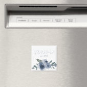 おばあちゃんのための青い花 マグネット (インサイチュ (食洗機))