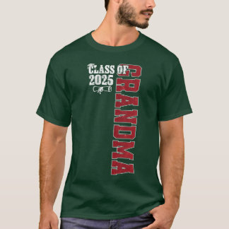 おばあちゃんのための2025年卒業クラス・プライドデザイン ヴィンテージ Tシャツ