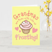 おばあちゃんのつや消し カード (黄色い花)