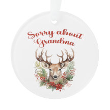 おばあちゃんのアクリルオーナメント