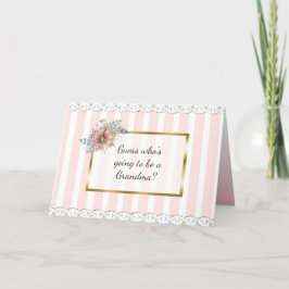 おばあちゃんのアナウンスメントカード 案内状