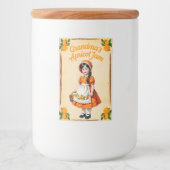 おばあちゃんのアプリコットジャムヴィンテージ フードラベル (正面)