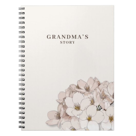おばあちゃんのオーダーメイド日記 ノートブック (正面)