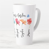 おばあちゃんのガーデンフラワーグランドキッド名 カフェラテマグ (右アングル)