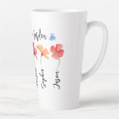 おばあちゃんのガーデンフラワーグランドキッド名 カフェラテマグ (右)