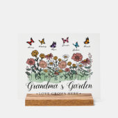 おばあちゃんのガーデンモダンキープサケ6名前をカスタムする アクリルサイン (正面)