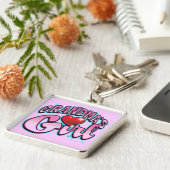 おばあちゃんのガールキーチェーン キーホルダー (側面)