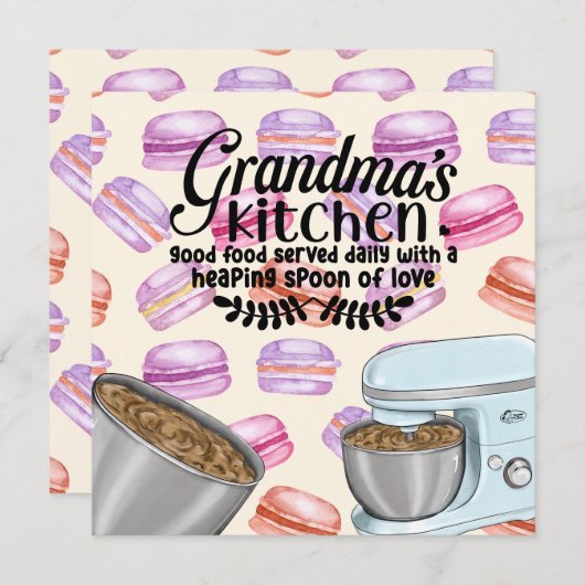 . .おばあちゃんのキッチンいい食べ物を毎日一緒に (正面/裏面)