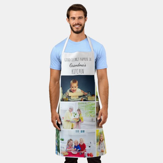 おばあちゃんのキッチンでいいことが起きる9枚の写真 エプロン (着用した状態)