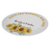 おばあちゃんのキッチンウォーター色ひまわり農家 カッティングボード (角)