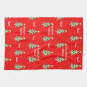 おばあちゃんのキッチンクリスマスツリーキッチンタオル キッチンタオル (横)