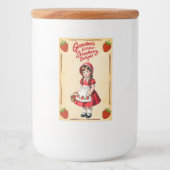 おばあちゃんのキッチンストロベリーデライトヴィンテージ フードラベル (正面)