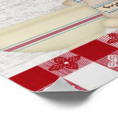 おばあちゃんのキッチンプリント ポスター (角)