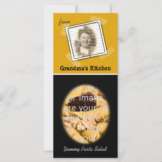 おばあちゃんのキッチンレシピカード (正面)