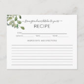 おばあちゃんのキッチンレシピカード エンクロージャーカード (正面)