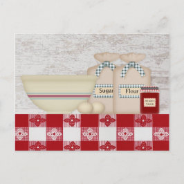 おばあちゃんのキッチンレシピカード ポストカード