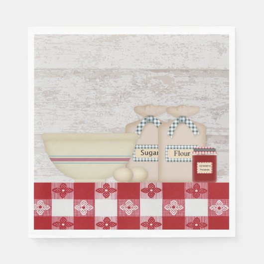 おばあちゃんのキッチン紙ナプキンス スタンダードランチョンナプキン (正面)