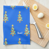 おばあちゃんのキッチンYum!クリスマスツリー キッチンタオル (四つ折り)