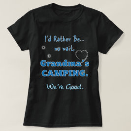 おばあちゃんのキャンプTシャツ Tシャツ