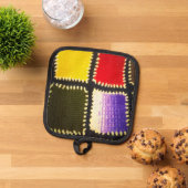 おばあちゃんのキルト素朴国 鍋敷き (トップダウン)