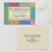 おばあちゃんのキルト縁どカスタム 名刺 (正面/裏面)