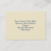 おばあちゃんのキルト縁どカスタム 名刺 (裏面)