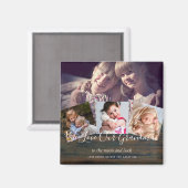 おばあちゃんのギフトおばあちゃんフォトコラージュおばあちゃん マグネット (正面/裏面)