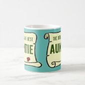おばあちゃんのギフト。世界の最高の叔母 コーヒーマグカップ (中央)