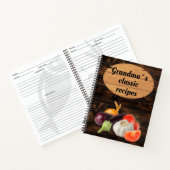 おばあちゃんのクラシックレシピ ノートブック (内部)