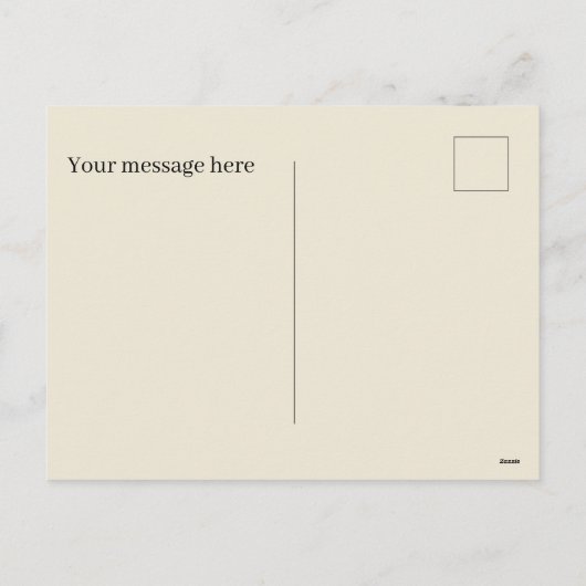 おばあちゃんのクランベリーのクリスマス シーズンポストカード (裏面)