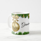 おばあちゃんのクリスマスカップ コーヒーマグカップ (正面左)