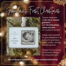 おばあちゃんのクリスマスパーソナライズされたの写真名