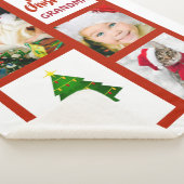 おばあちゃんのクリスマスブランケット シェルパブランケット (3/4)