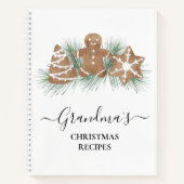 おばあちゃんのクリスマスレシピ ノートブック (正面)