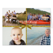 おばあちゃんのクリスマスレターと休日の写真 (正面横)