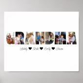 おばあちゃんのコラージュのポスター7枚 ポスター (正面)