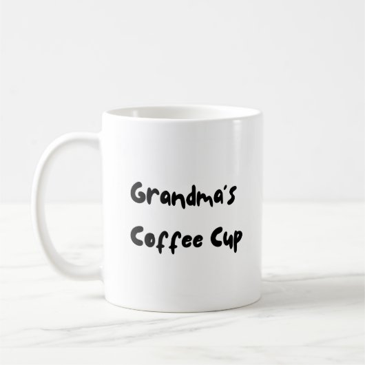おばあちゃんのコーヒーカップ コーヒーマグカップ (左)