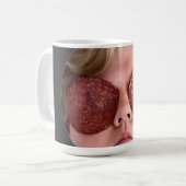おばあちゃんのサラミ コーヒーマグカップ (正面左)