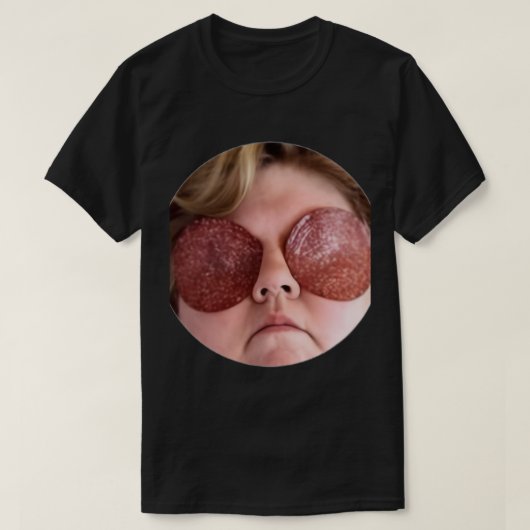 おばあちゃんのサラミ Tシャツ (デザイン正面)