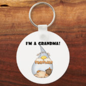 おばあちゃんのサンシャインアフリカンアメリカン・ガール キーホルダー (正面)