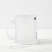 おばあちゃんのサンシャインアフリカンアメリカン・ガール フロストグラスマグカップ (左)