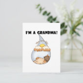 おばあちゃんのサンシャインアフリカンアメリカン・ガール ポストカード (スタンド正面)