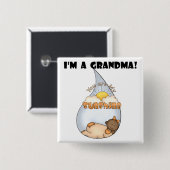 おばあちゃんのサンシャインアフリカンアメリカン・ガール 缶バッジ (正面&裏面)