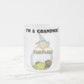 おばあちゃんのサンシャインアフリカ系アメリカ人少年 フロストグラスマグカップ (中央)