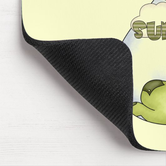 おばあちゃんのサンシャインアフリカ系アメリカ人少年 マウスパッド (コーナー)