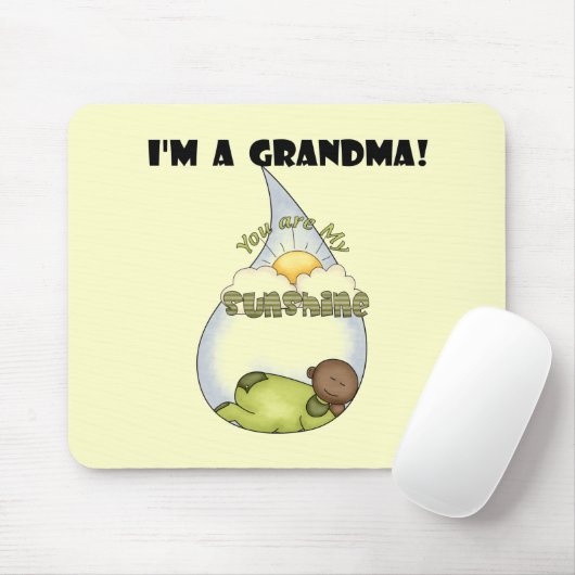 おばあちゃんのサンシャインアフリカ系アメリカ人少年 マウスパッド (マウス)
