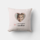 「おばあちゃんのサンシャインパーソナライズされた写真 クッション (正面)