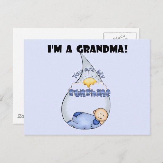 おばあちゃんのサンシャインボーイTシャツ&ギフト ポストカード (正面/裏面)