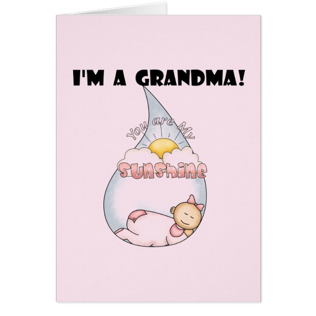 おばあちゃんのサンシャイン – 女の子Tシャツとプレゼント (正面)