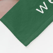 おばあちゃんのスクリプトフォトコラージュ フリースブランケット (角)